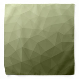 Army light green gradient geometric mesh pattern bandana