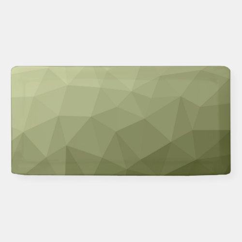 Army light green gradient geometric mesh pattern banner
