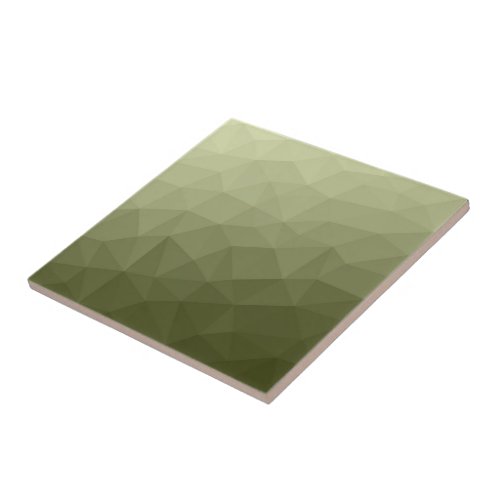 Army light green gradient geometric mesh pattern ceramic tile