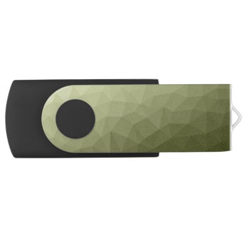 Army light green gradient geometric mesh pattern flash drive