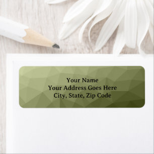 Army light green gradient geometric mesh pattern label