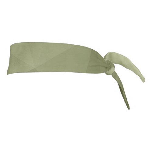 Army light green gradient geometric mesh pattern tie headband