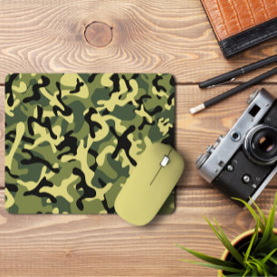 Army Lime Green Forest Camo   Camo Forest Mousepad