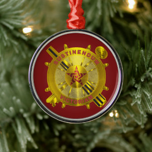 Army Logistics Corps Metal Ornament