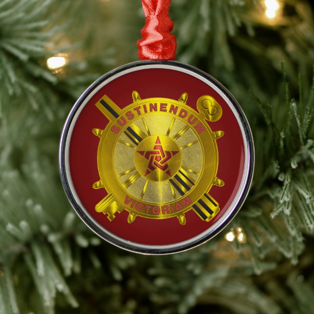 Army Logistics Corps  Metal Ornament (Tree)