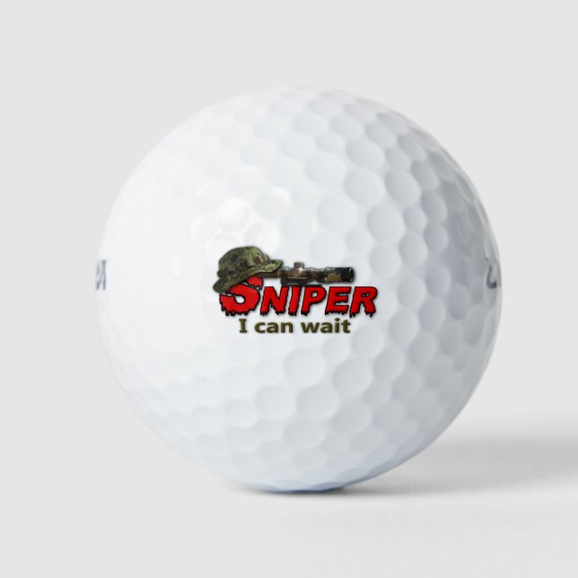Army LRRPS LRRP Recon Snipers rangers military Golf Balls (Front)