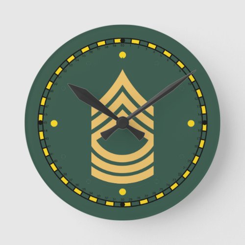 Army Master Sergeant Clock