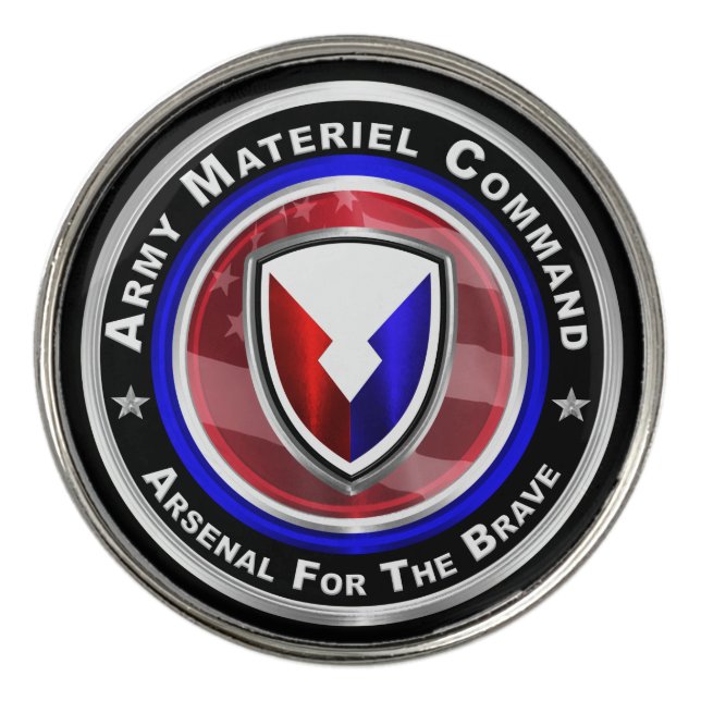 Army Materiel Command Keepsake Golf Ball Marker (Front)