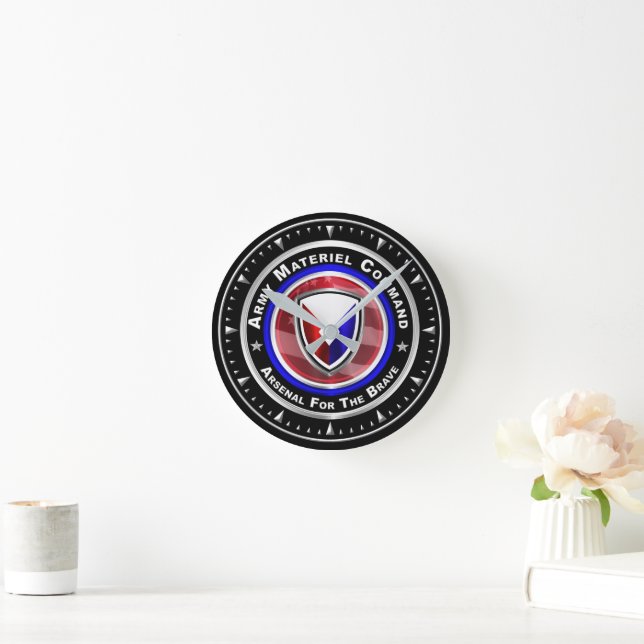 Army Materiel Command Round Clock (Home)