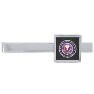 Army Materiel Command Silver Finish Tie Bar