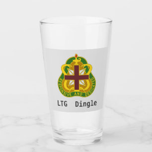 Army MEDCOM DUI Personalized Glass