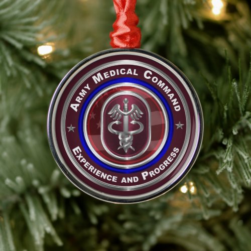 Army Medical Command_AMEDD Keepsake Christmas Metal Ornament