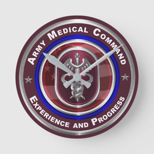 Army Medical Command_AMEDD Keepsake Round Clock