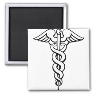 Army Medical symbol  Caduceus sign Magnet