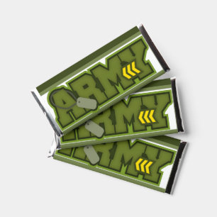 Army Military Celebration Candy Bar Wrappers
