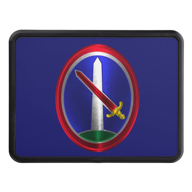 Army Military District Washington Hitch Cover (Front)