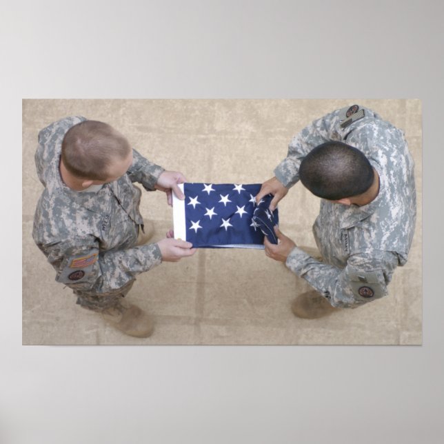 Army Military Flag Poster (Front)
