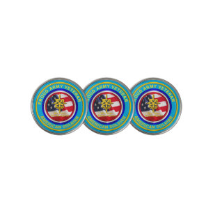 Army Military Intelligence Veteran Golf Ball Marker