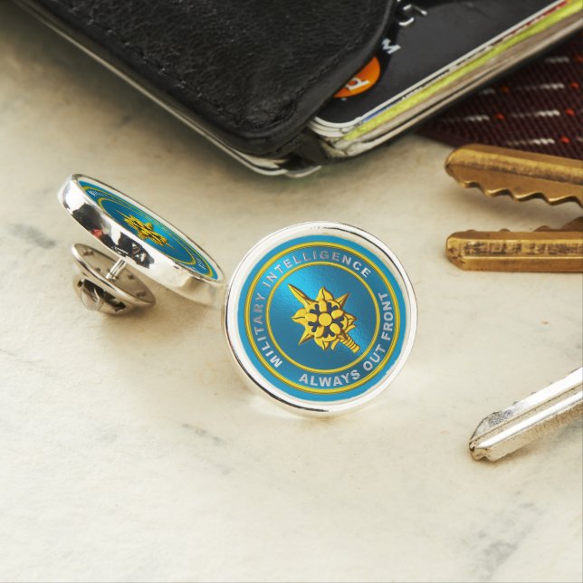 Army Military Intelligence Veteran  Lapel Pin (In Situ)