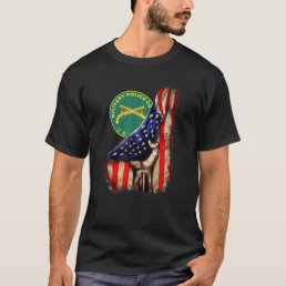 Army Military Police Corps American Flag T-Shirt