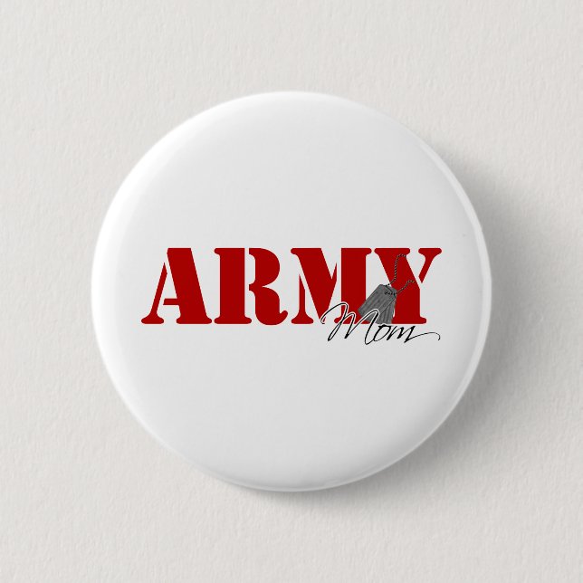 Army Mom Button (Front)