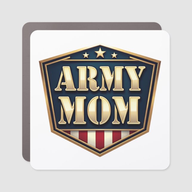 Army MOM,  Car Magnet (Front)