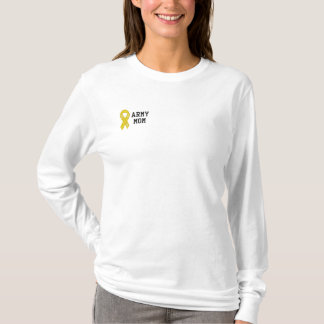 Army Mom Embroidered Long Sleeve T-Shirt