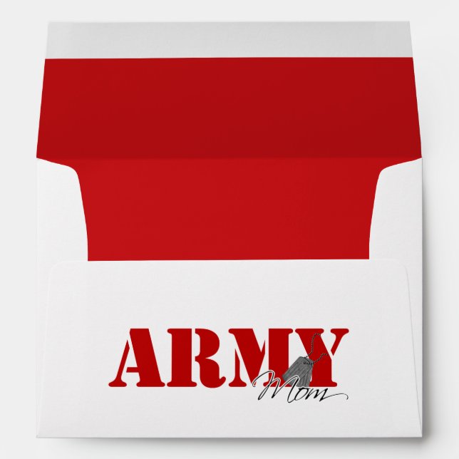 Army Mom Envelope (Back (Bottom))