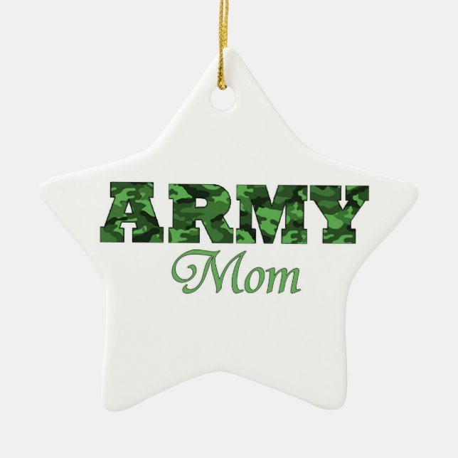 Army Mom Ornament (Front)