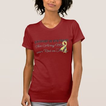Army Mom Red Friday T-shirt by SimplyTheBestDesigns at Zazzle