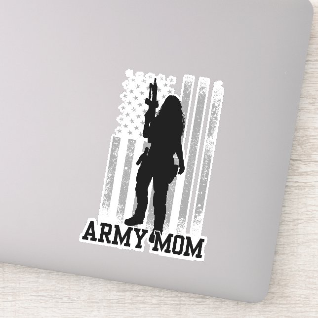 Army Mom Sticker (Detail)