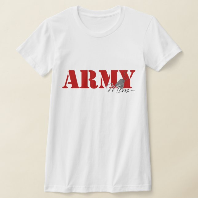 Army Mom T-Shirt (Laydown)