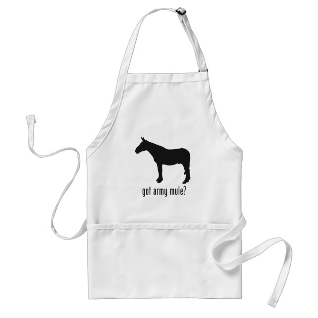 Army Mule Adult Apron (Front)