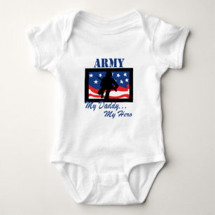 Army My Daddy My Hero Baby Bodysuit