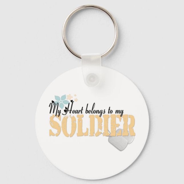 army my heart1 keychain (Front)