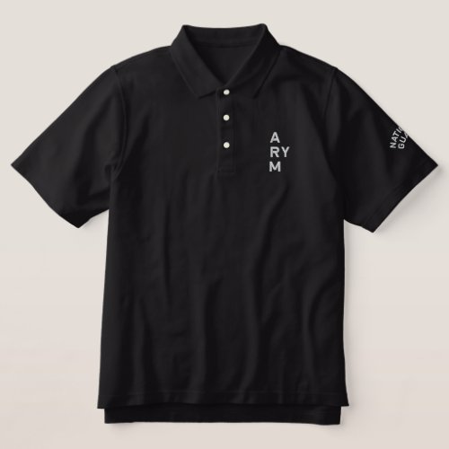 ARMY National Guard Embroidered Polo Shirt