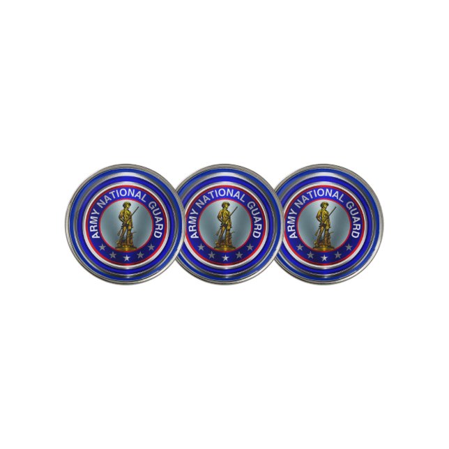 Army National Guard Golf Ball Marker (3 Up)