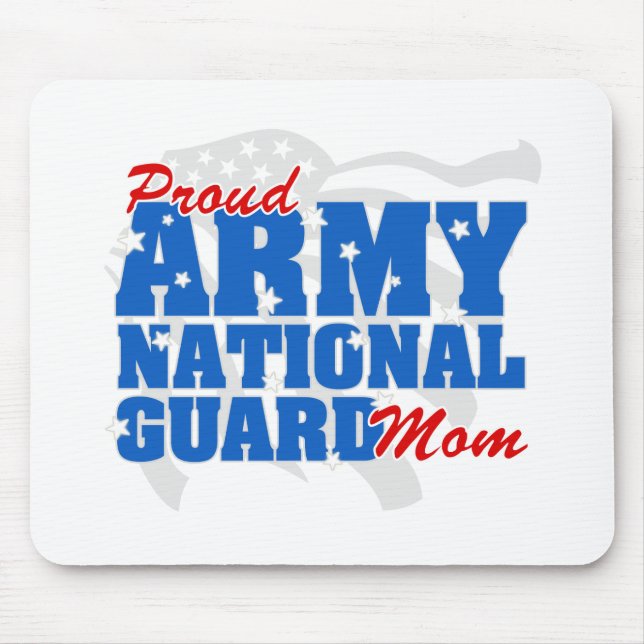 Army National Guard Mom Mouse Pad (Front)