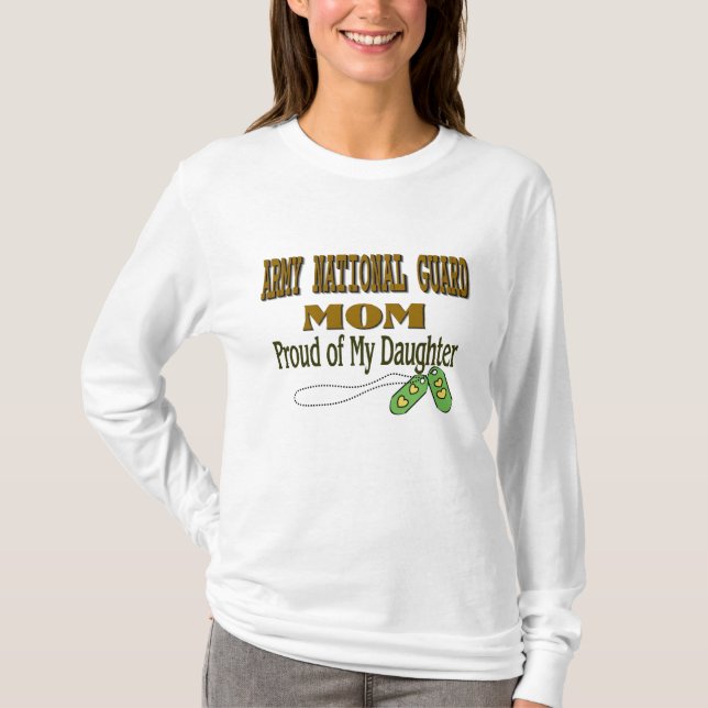 ARMY NATIONAL GUARD MOM T-Shirt (Front)