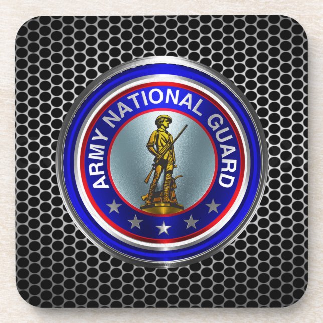 Army National Guard Putter Beverage Coaster (Front)