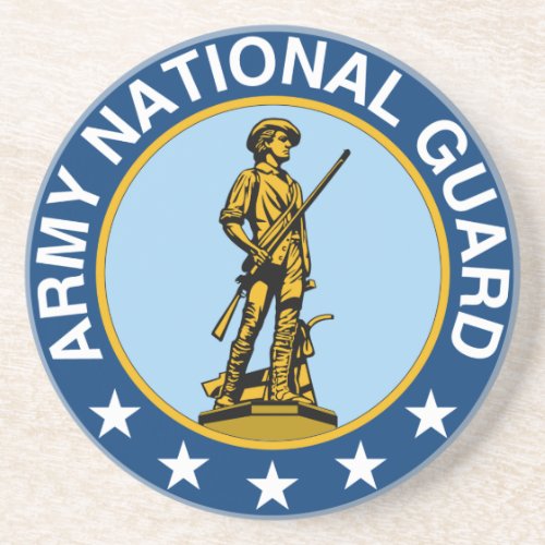 Army National Guard Slogan Always Ready Coaster