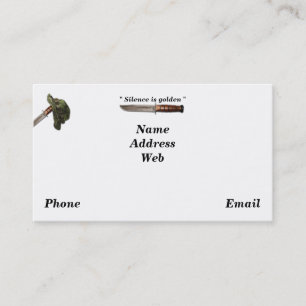 Army navy air force marines rangers lrrps lrrp sof business card