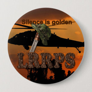 Army Navy Air Force Marines Rangers LRRPS Recon Button