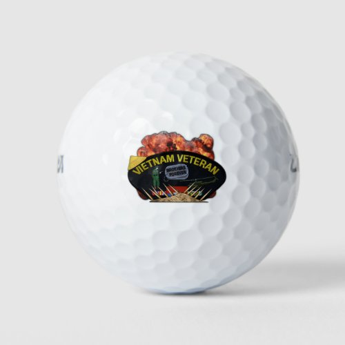 army navy air force marines vietnam nam war vets golf balls