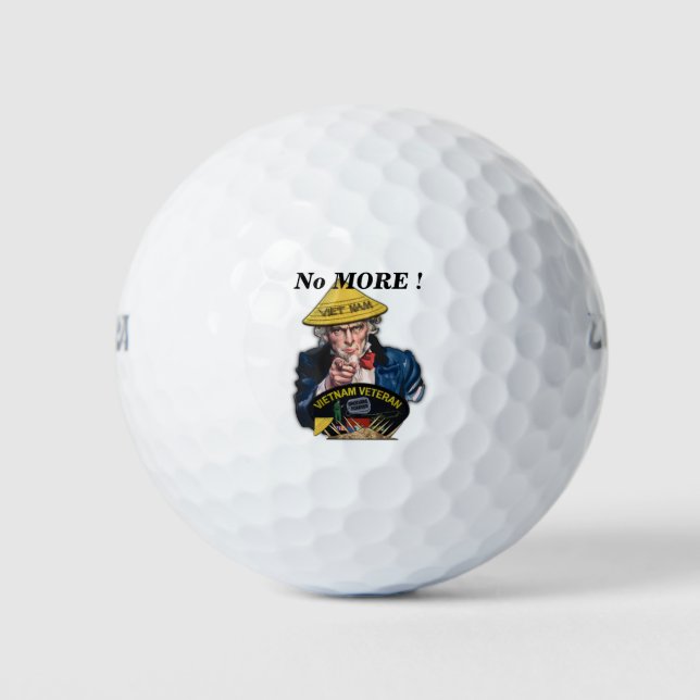 army navy air force marines vietnam nam war vets golf balls (Front)