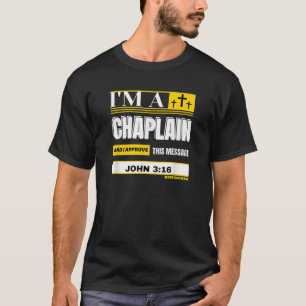 ARMY NAVY CHAPLAIN Appreciation Christian MESSAGE T-Shirt