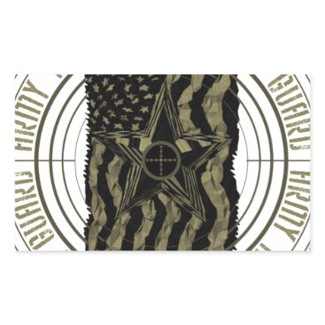 ARMY NAVY MARINES AIR GUARD RECTANGULAR STICKER ARMY NAVY MARINES AIR GUARD RECTANGULAR STICKER