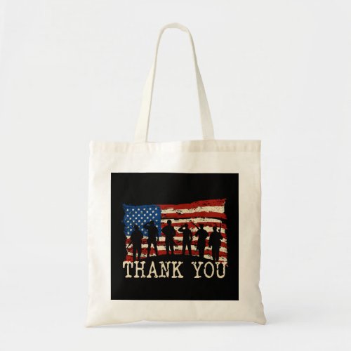 Army Navy Military I Veterans Day VET BOD like a D Tote Bag