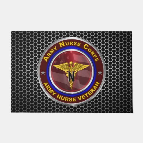 Army Nurse Corps Veteran Doormat