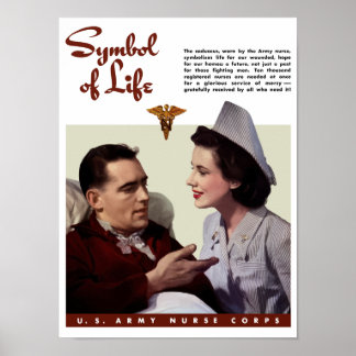 Army Nurse Corps -- World War Two Poster